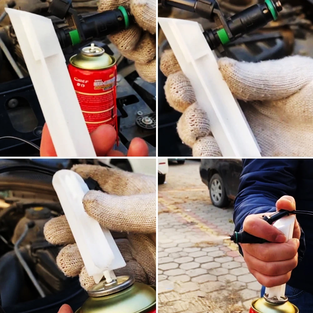 Auto Einspritz ventil Spül reiniger Jet Düse Reinigungs werkzeuge DIY Bausatz Auto Reinigung Wasch zubehör Universal- für Motorrad Rolle