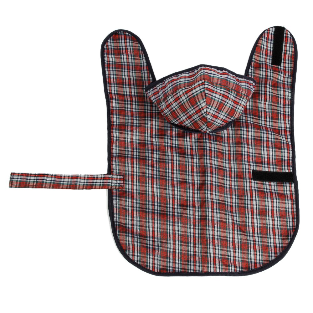 plaid Impermeabile canna tutto'aperto Giacca Impermeabile Impermeabile Del canna animale domestico Giacca Riflettente Del canna poncho orsacchiotto Impermeabili Hund kariert Regenma