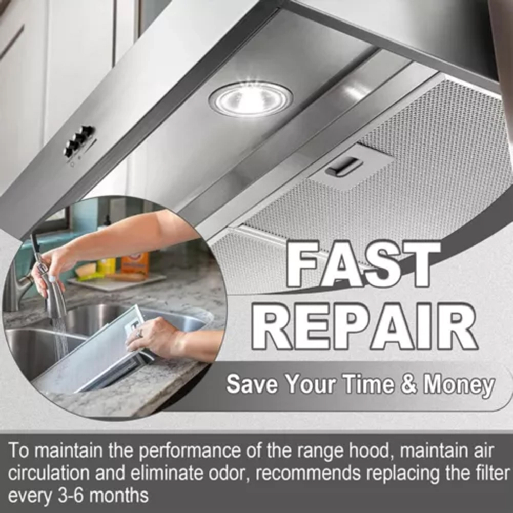 Køkkenudsugning fedtfilter emhætter metalnet 370 x 270 mm fedtfilterudsugning emhættetilbehør