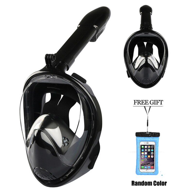 Maschera Intera Viso Alle Prime Armi Per Gli Adulti Scuba Anti Fog Subacquea Snorkel Maschera Set Maschera di Nuoto per la Macchina Fotografica Gopro Diving Nuotare maschera: color 03 / L/XL