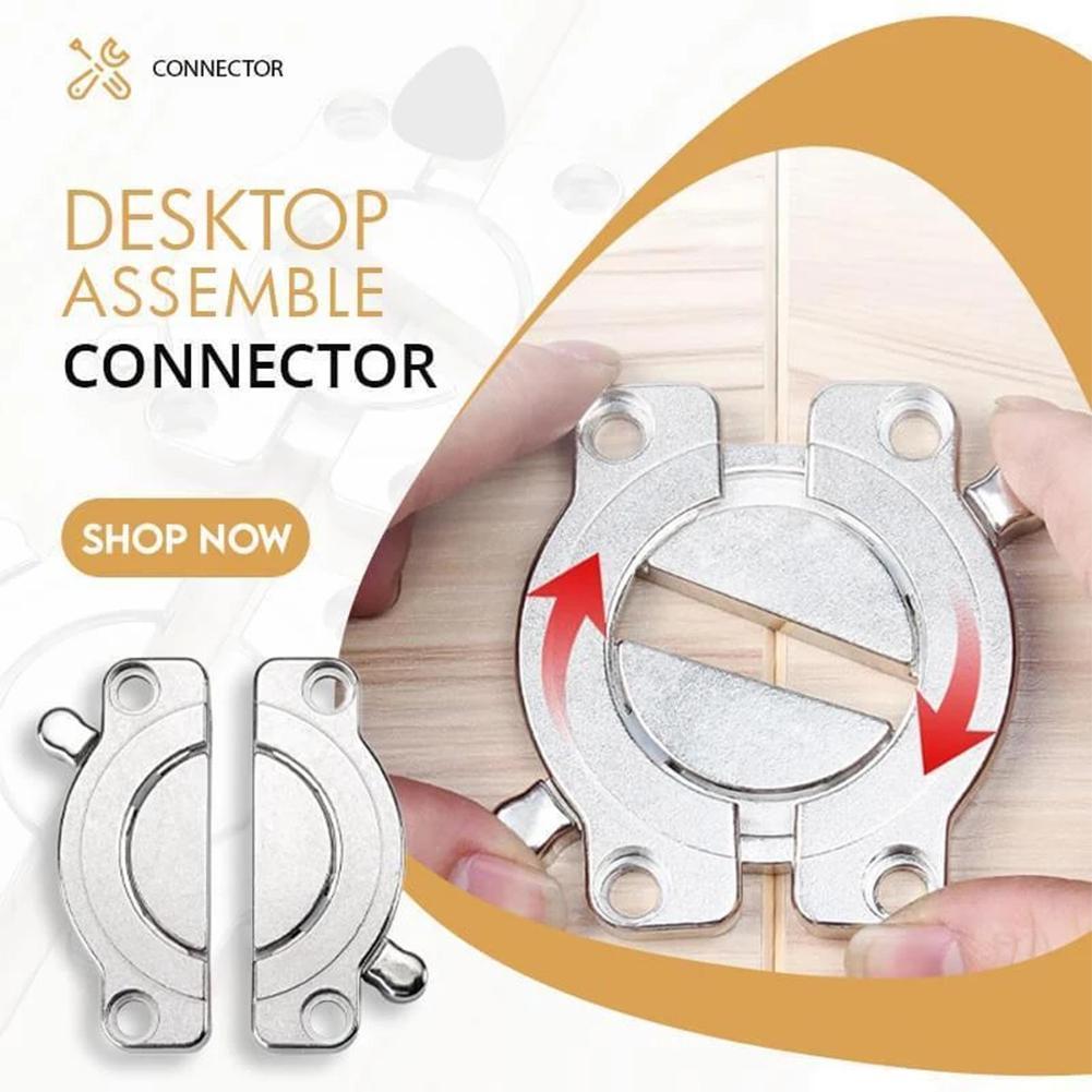 Furniture Hinges Fixing Fitting Table Top Connector Latch Bracket Conference Desktop Combination Thicken Fastener Hardware