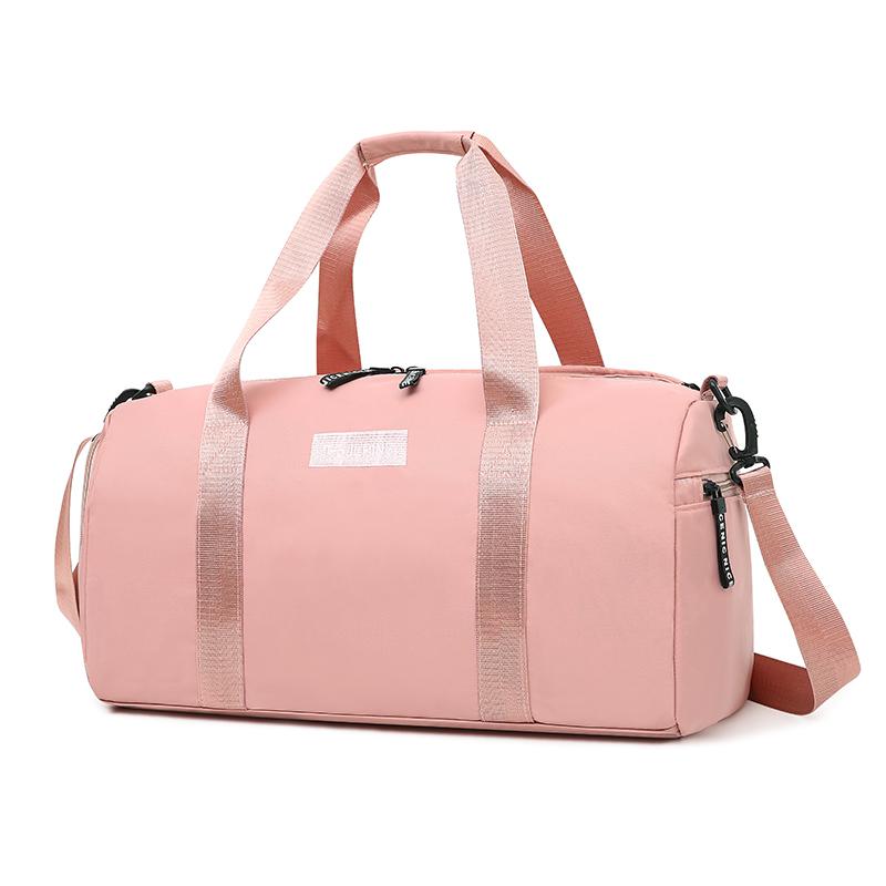 Oxford mænd rejse cross body taske stor kapacitet mandlig tøj opbevaring skuldertaske hombre bolsa de deporte con: Lyserød