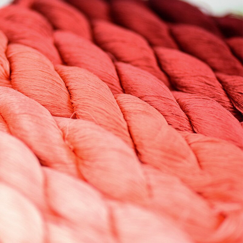 1pcs/400m silk embroidery thread / 100% silk thread /hand embroidery embroider cross stitch/Peony red series/8 pure colors