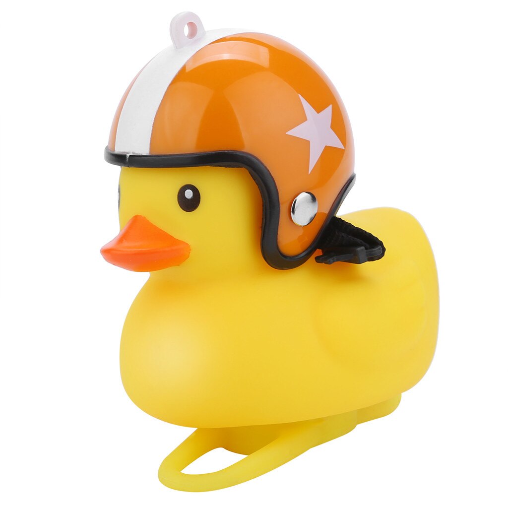 Dessin animé forme vélo cloches léger durable mignon canard VTT guidon phare accessoires vélo accessoires #35: C