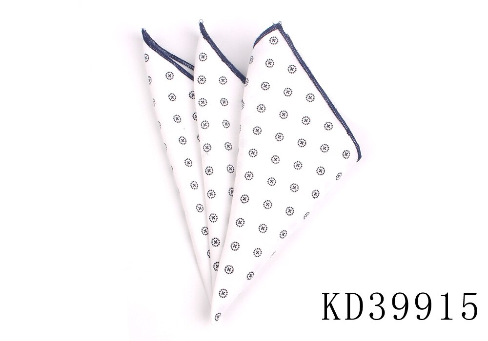 Costumes poche carré pour hommes femmes poitrine serviette Hanky messieurs Hankies hommes costume mouchoir géométrique coton poche serviette: KD39915