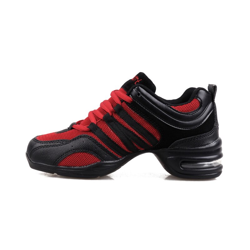 Dansschoenen sport functie moderne dans jazz schoenen zachte bodem dansschoenen sport schoenen vrouwen schoenen meisjes schoenen: Black / 6.5