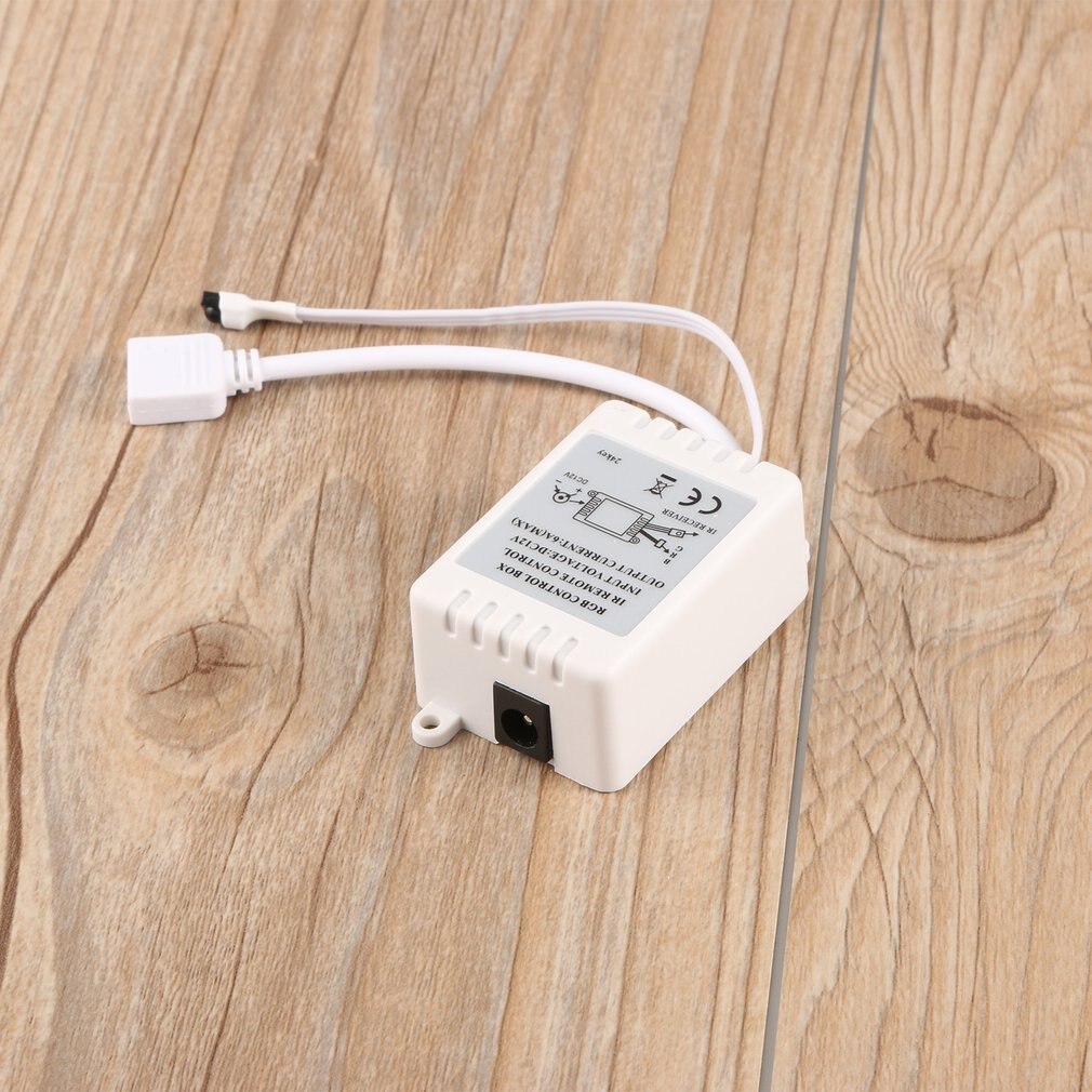 1 Set RGB 16 Colors 4 Different Light Control Functions Remote Control Box DC 12V For LED Light Strip Security Safety