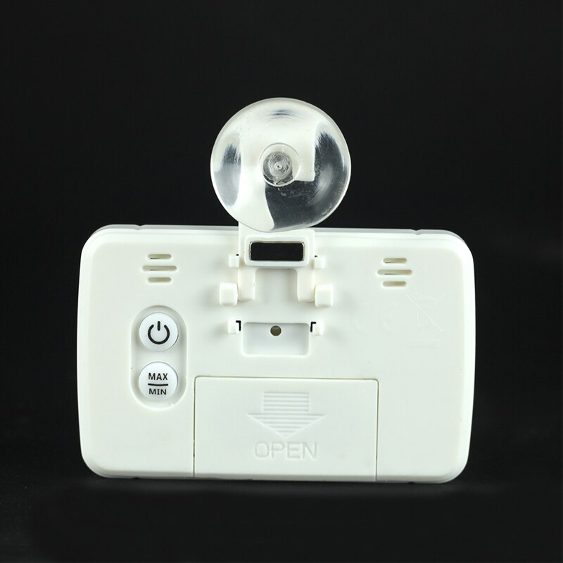 Newest LCD Household Digital Alarm Thermometer Indoor Wall-mounted Temperature Thermometer Humidity Hygrometer