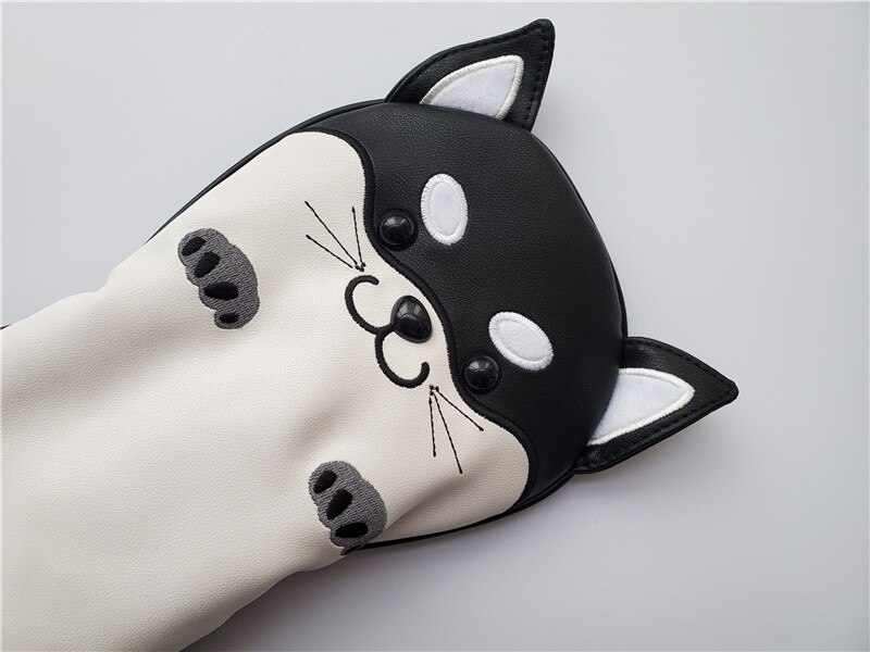 Brand Golf Cover AKITA DOG Golf Head Covers for Woods 1w3w5wUT PU Head Covers EMS