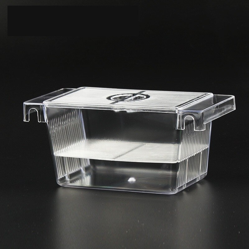 Aquarium Breeder Box Fish Tank Hatchery Incubator Acrylic Fish Isolation Box with Suction Cups for Small Baby Fishes Shrimp