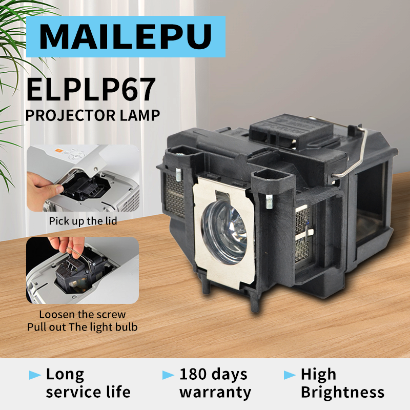A + Mailepu Vervanging Projector Lamp Projector lamp met behuizing epson ELPLP50 ELPLP54 ELPLP58 ELPLP60 ELPLP67