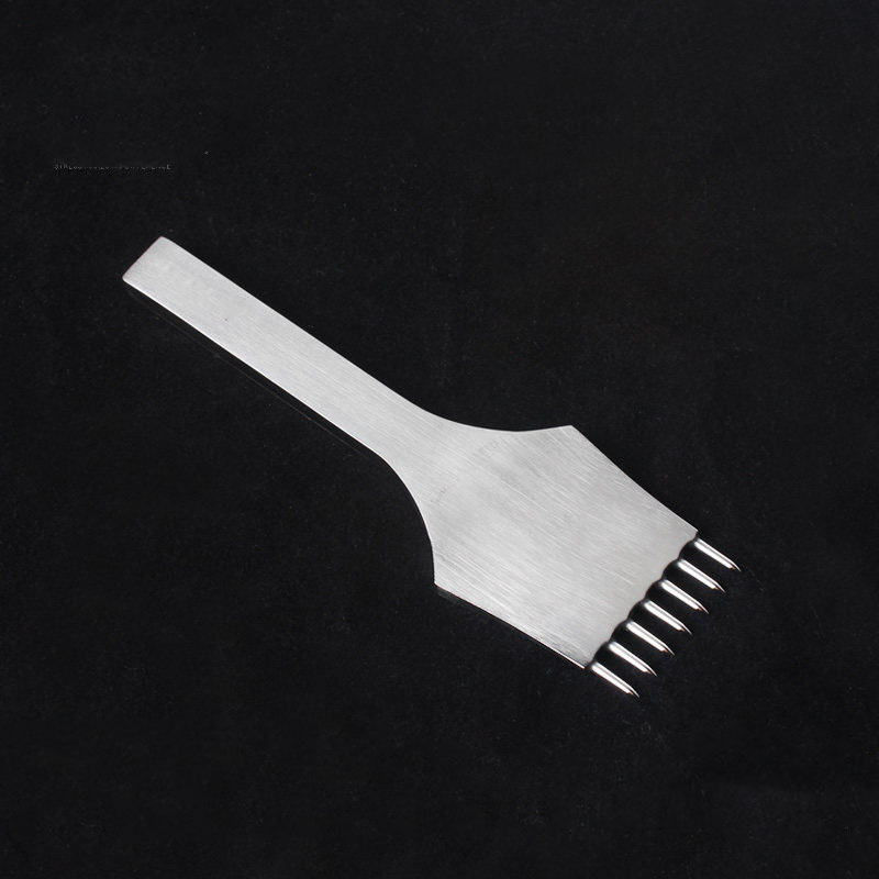 Leather Craft Tools round Hole pricking iron Stitching Punch chisel Tool