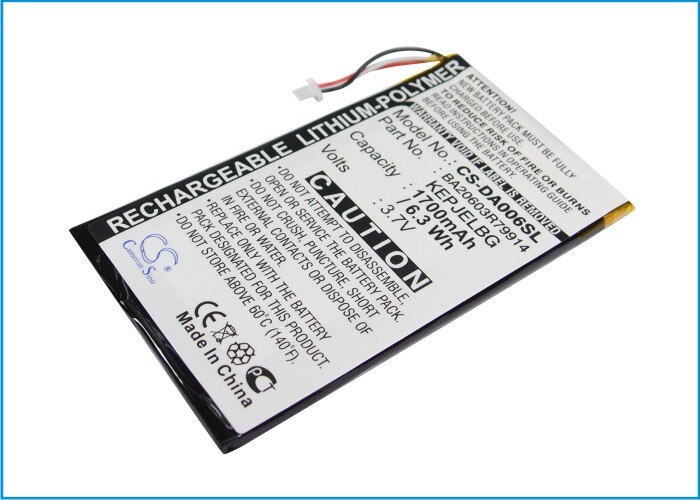 Cameron sino pour la Vision créative Zen M Vision Zen M vidéo BA20603R79914 batterie DVP-HD0003