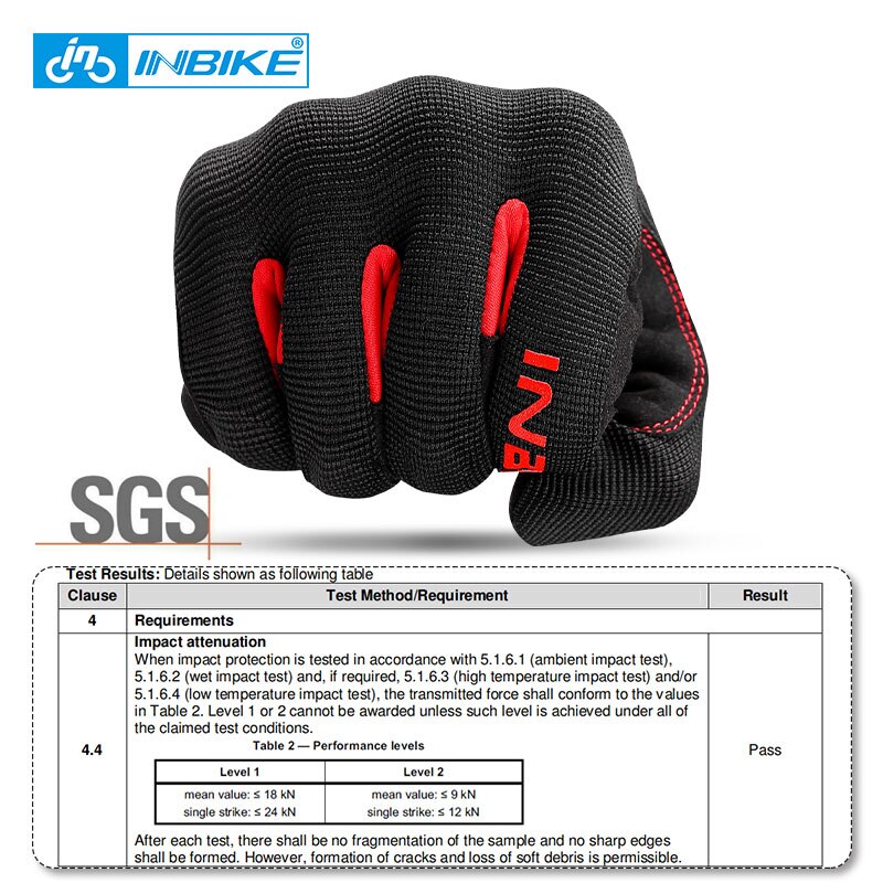 INBIKE-guantes para bicicleta resistentes a golpes, transpirables, para montar en bicicleta de montaña, con pantalla táctil de dedo completo para hombre
