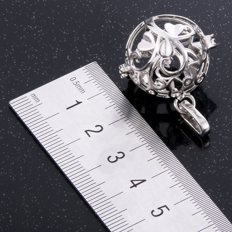 Arbre de vie cage d'aromathérapie diffuseur collier médaillon pendentif parfum huile essentielle collier médaillon d'aromathérapie Cage de perles