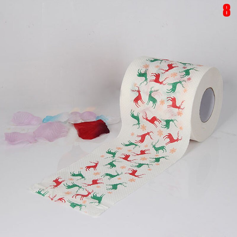 Rollo de papel higiénico para decoración, Navidad, hogar, Reno, Papá Noel, árbol de Navidad: 8