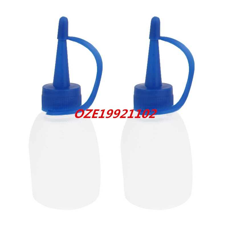 Blue Clear White Plastic 30ml Capacity Alcohol Squeeze Bottle