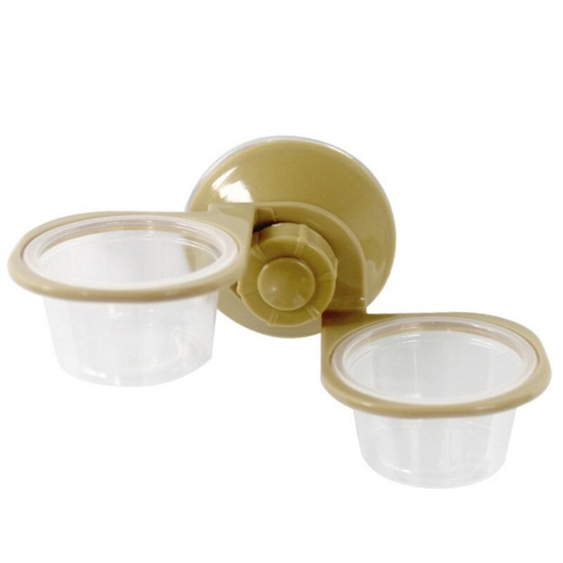 Zuignap reptielen water voerbak muur hangende voerbak kom spinnenkast