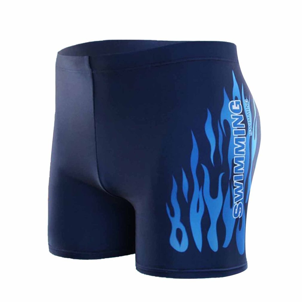 Bañadores multiestampados para hombre, ropa de baño, calzoncillos, bóxer para playa: Azul