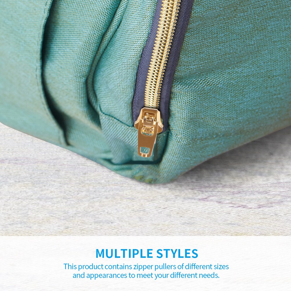 169pcs Replacement Repair Kit Suitcase Zip Fastenings Accessories Teeth Rescue Zippers Sewing Clothes Double-sided Zipper Puller