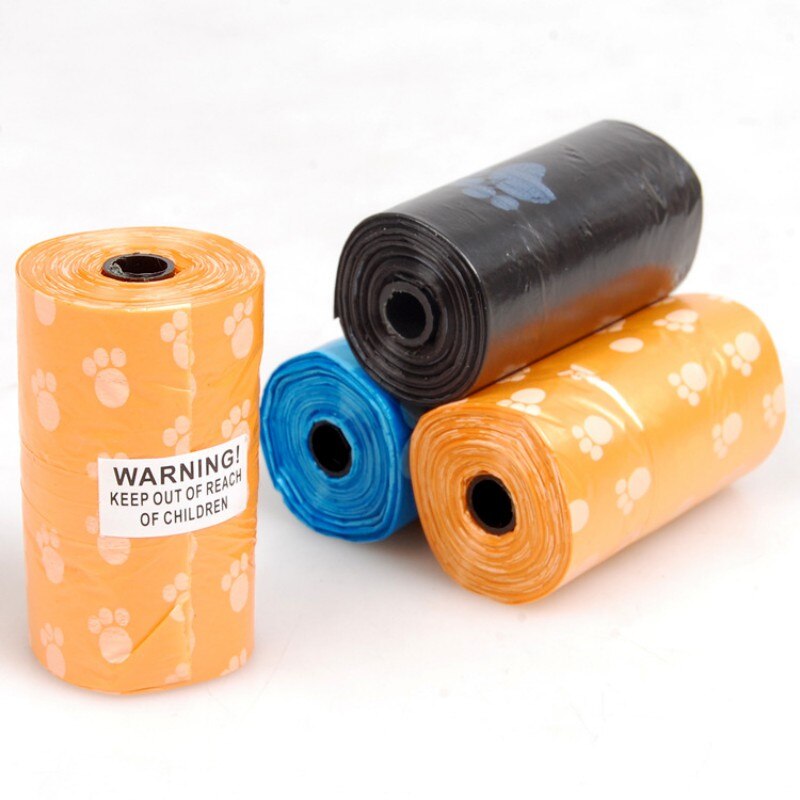 3 Pcs Plastic Bags Mini Pet Dogs Bags Dispenser Bone Box for Pet Waste Bags Portable Litter Box Pet Outdoor Carry Supply: random