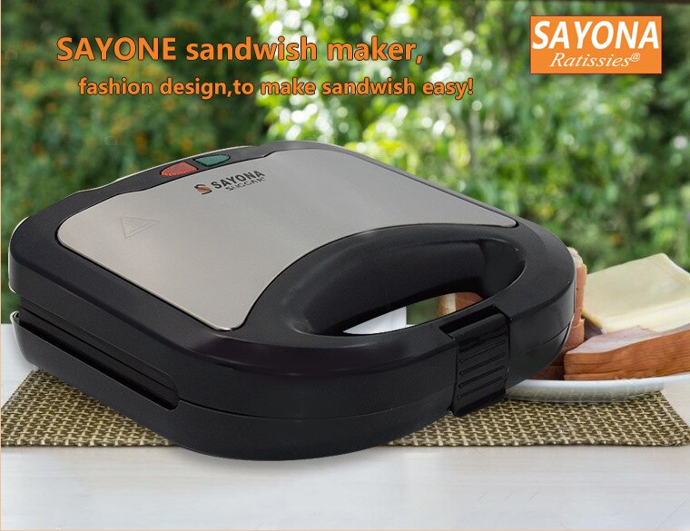 Europäischen Edelstahl Tafel Sandwich Hersteller Toaster Frühstück Maschine Gegrilltes Sandwich Maschine SZJ-1604