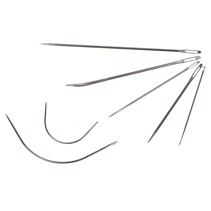 7 Pcs/set Sewing Needles Hand Repair Tool Small Curved Mattress Needle Sewing Needles Set Sail Carpet Leather Curved Canvas