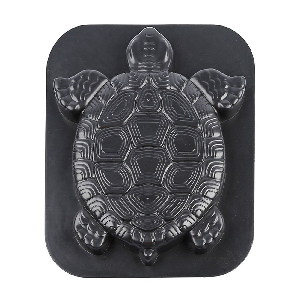 Reusable Turtle Shape Driveway Landscape Concrete Cement Stepping Stone Manual Garden Decor Tool ABS Paving Mold Outdoor Road