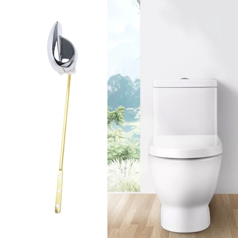 Voor/Side Rechte Staaf/Side Gebogen Staaf Ouderwetse Voetstuk Pan Koperen Staaf Chrome Handvat Badkamer Wc tank Onderdelen