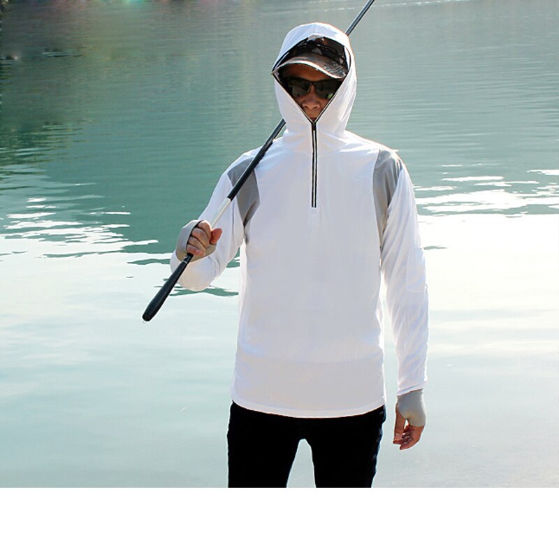 Vêtements de pêche respirants et légers pêche en plein air vêtements de protection solaire costumes pour hommes en été séchage rapide sun-pr