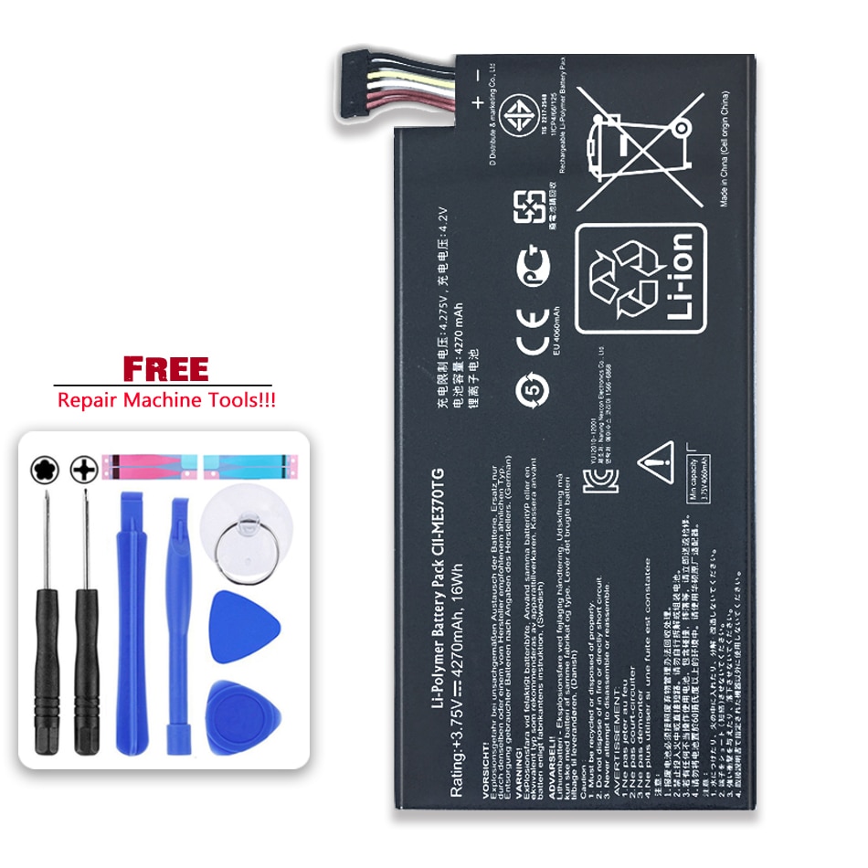 Voor Asus Google Nexus 7 Nexus7 Wifi/3G I/Ii 2nd Versie Li-Polymeer Batterij c11-ME370T C11-ME370TG 4270Mah Tab Batterij