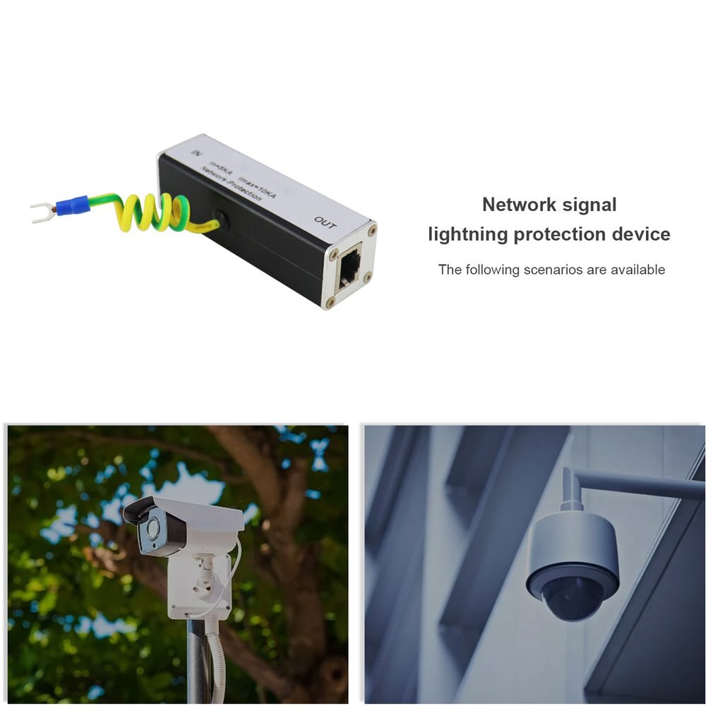 Network Lightning Protection Device Single-channel Lightning Arrester Protection Device Surge Protective Device YF-B1-MC