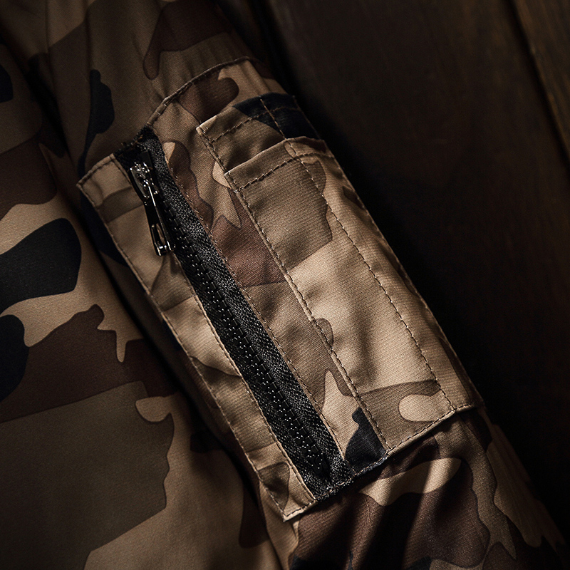de camuflaje invierno abrigos acolchados calientes chaquetas ropa Parkas más tamaño asiático M-5XL cortavientos para hombre