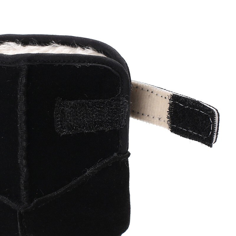 Baby Meisje schoenen Klassieke Herfst Winter Pluche Dikke Warme Snowboots Kids Eenvoudige Stijl Effen Kinderen Schoenen