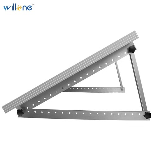 Verstelbare Rv Rack Vouwen Tilt Zonnepaneel Montagebeugel 22Inch 28Inch Up To150W Voor Caravan Boot, rv, Off-Grid Systeem