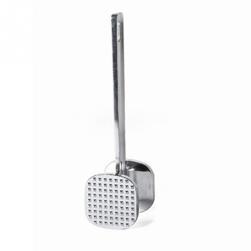 Utensilios de cocina multifunción, martillo de carne de dos lados, tensores sueltos, herramientas portátiles de carne de cerdo, aleación de aluminio, 1 pieza,