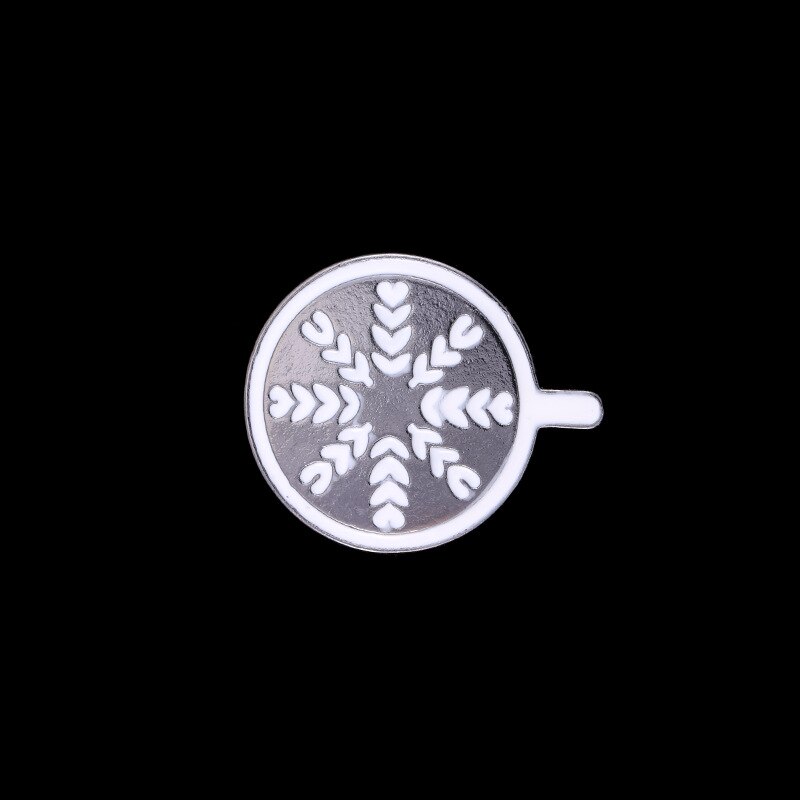 Accesorios de café expreso para parejas, esmaltado para broche de gota de aceite taza de té, Mini insignia de café Tamper, de café para los amantes del café: 4