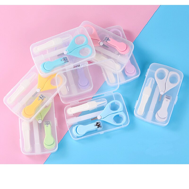 Portable bébé ensemble de soins des ongles enfants enfants sécurité ongles Clipper ciseaux tondeuse râpe costume