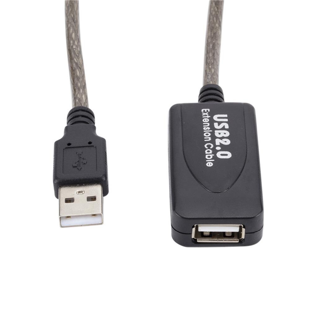 Anseip usb 2.0 forlængerkabel 20m/15m/10m/5m han til hun aktiv repeater forlænger forlængerkabel usb adapter