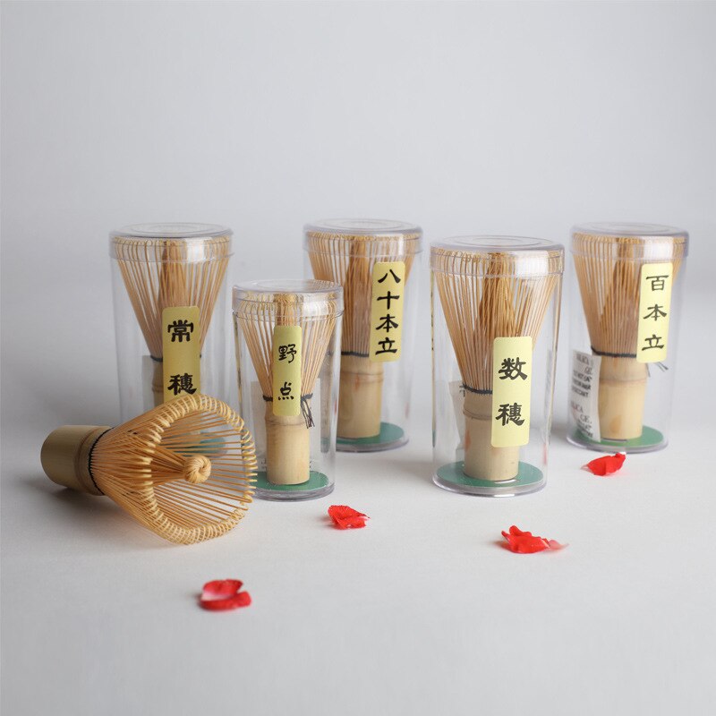 High Bamboo Tea Whisk Matcha Point Green Tea Powder Appliance Matching Tool UEJ