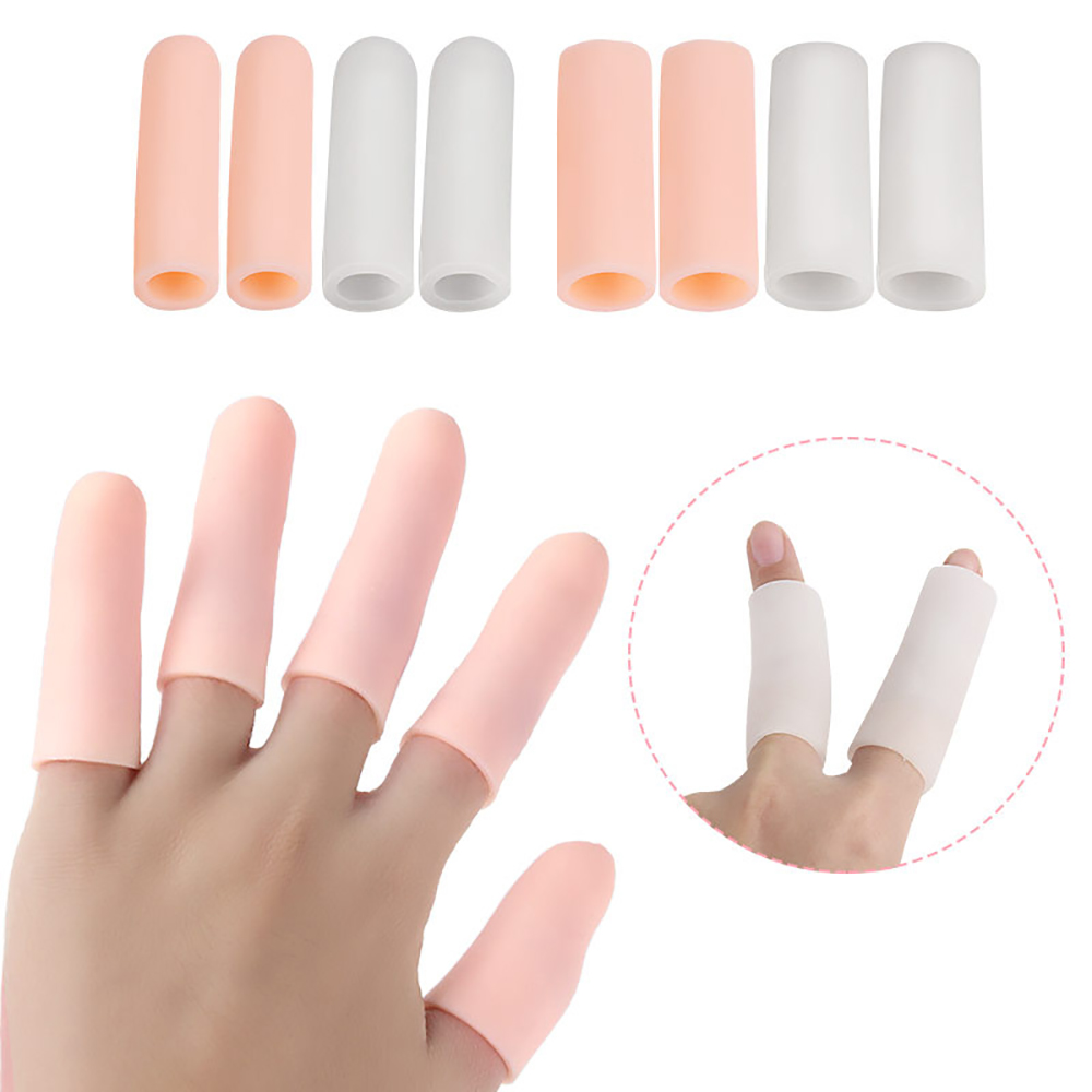 2\5 stücke Weiche Silikon Finger Schutz Gel Rohre Kleine Zehe Schutz Mais Schmerzen Relief Hülse Abdeckung Zehen Separatoren fuß Pflege Werkzeug