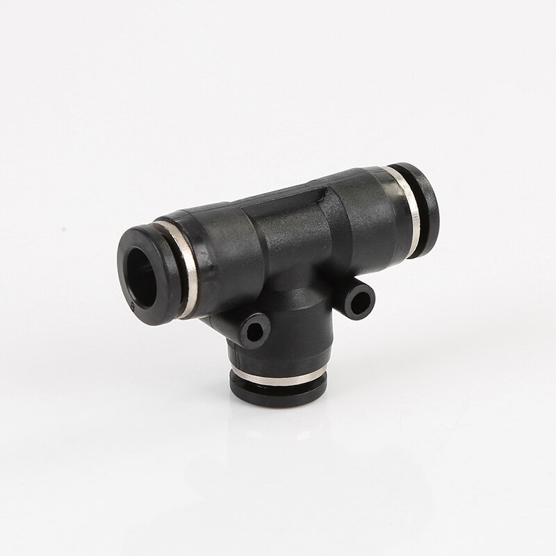 Pneumatic Connector Three Channels Air Fittings 4mm 6mm 8mm 10mm 12mm 14mm OD Hose Tube Push In Adapter Gas