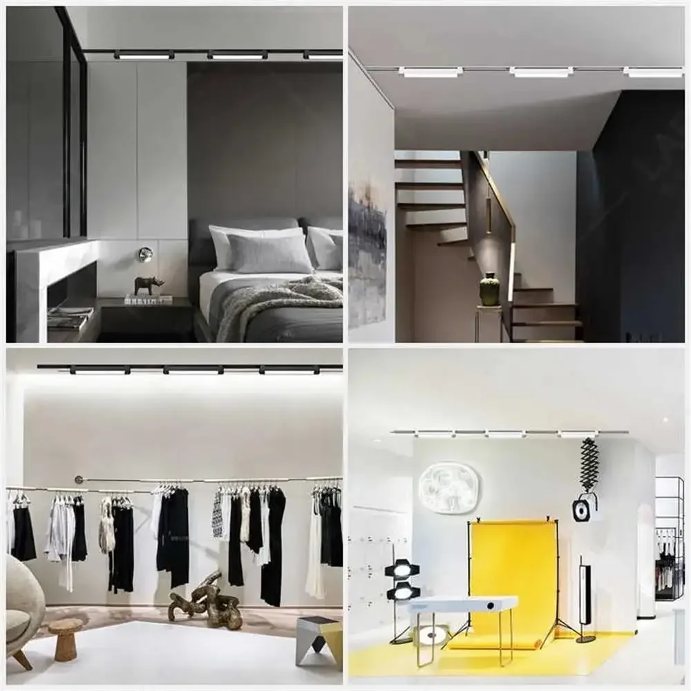 LED-schienenlicht Stelle LED 10W 20W 30W Wandleuchte Flutlicht Kolben Schienen Stelle Schienenbeleuchtung Leuchte Bekleidungsgeschäft Wohnzimmer Hause