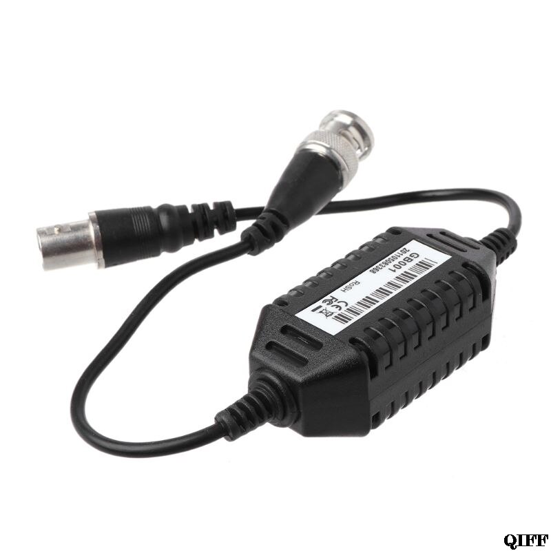 Male to Female Coaxial Video Ground Loop Isolator with Built-in Video BALUN for CCTV Camera June 11