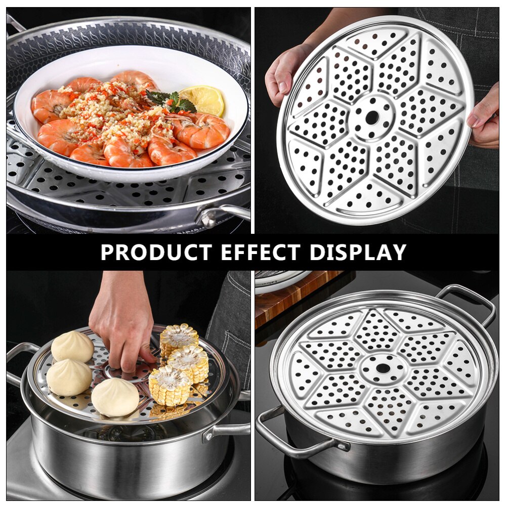 2Pcs Stainless Steel Pressure Cooker Canner Rack Steamer Rack Canning Stand