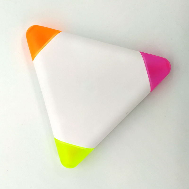 Highligter Markers Triangle Polygon Highlighters Pen Japanese Stationery Multicolor Marke Pen School 1pc: Default Title