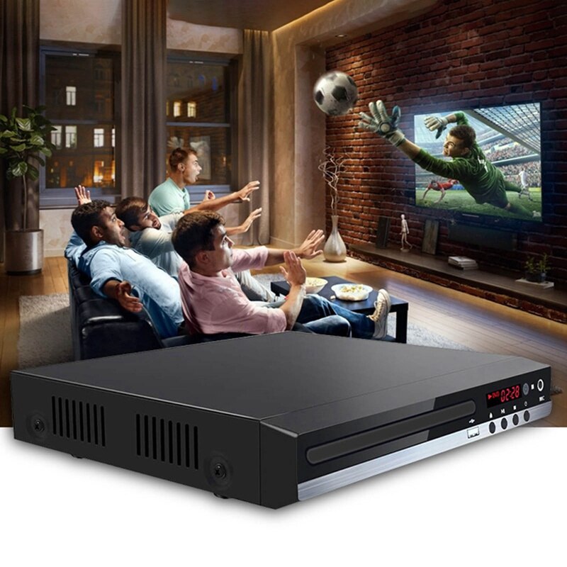 DVD Player for TV Home Multi Region DVD/SVCD/CD Mini Player USB Input Built-in USB Port Included HDMI Cable 1080p Image Output