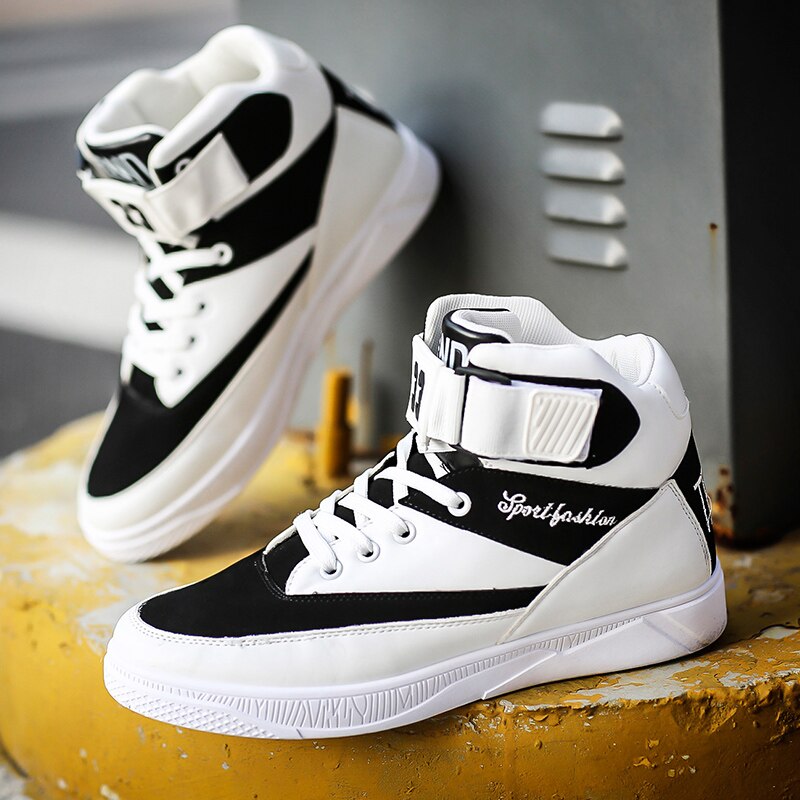 sneakers men high-top skate shoes Hard-Wearing leisure shoes Breathable sport shoes