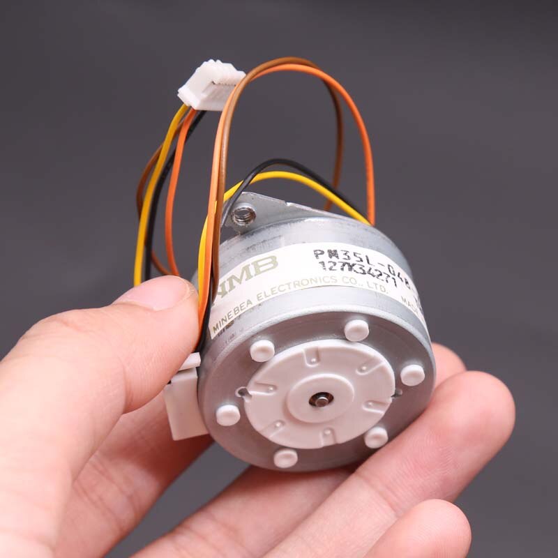 35mm NMB Stepper Motor 2-Phase 4-Wire Step Angle: 7.5 Degree Micro Stepping Motor with Metal Gear Shaft Diameter 2mm