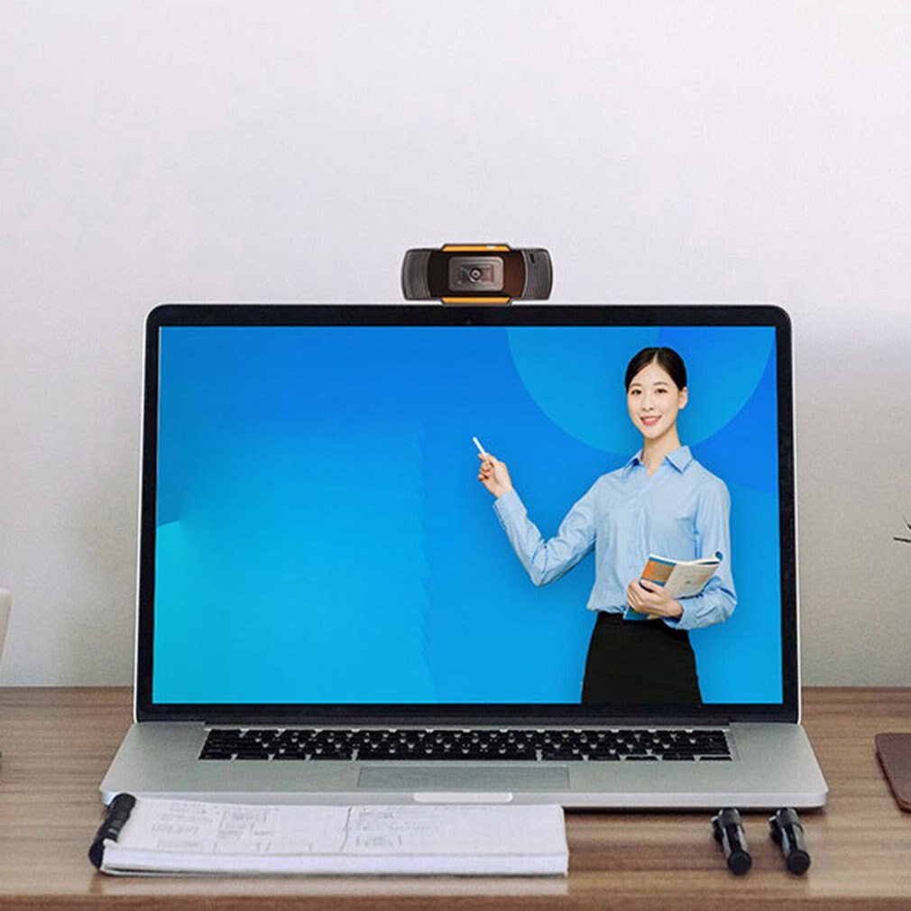 A870 Rotatable HD Webcam USB Rotating Camera Video Recording Web Camera with Microphone for PC Computer